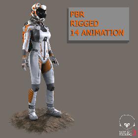 Female Sci-Fi Suit